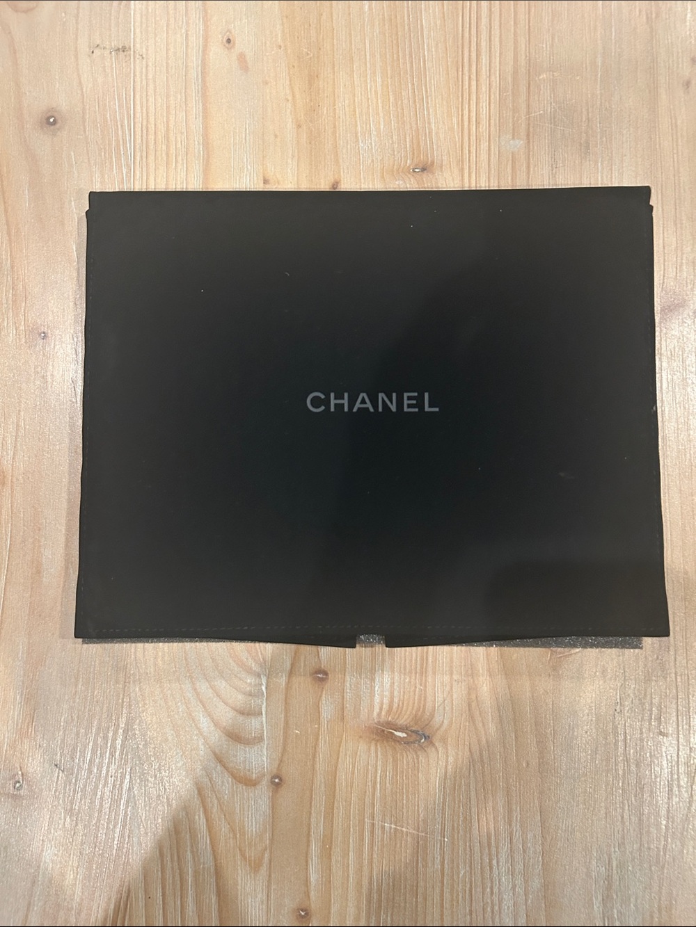 CHANEL Suede Protective jewelry holder